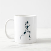 Mug Silhouette courante - florale (Gauche)