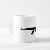Mug Silhouette d'AK-47 (Devant gauche)