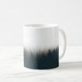 MUG SILHOUETTE D'ARBRES COUVERTS DE BROUILLES (Devant droit)