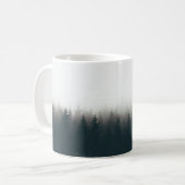 MUG SILHOUETTE D'ARBRES COUVERTS DE BROUILLES (Devant gauche)