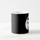 Mug Silhouette d'astronaute (Centre)