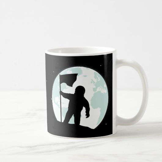 Mug Silhouette d'astronaute (Droite)
