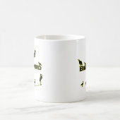 Mug Silhouette de ballot d'oiseau (Centre)