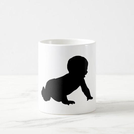 Mug Silhouette de bébé (Centre)