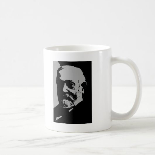 Mug Silhouette de Benjamin Harrison (Droite)