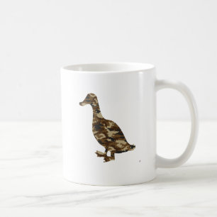 Mug Silhouette de canard de camouflage