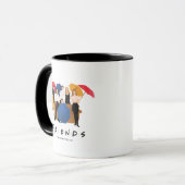 Mug Silhouette de caractères FRIENDS™ (Devant gauche)