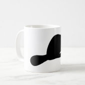 Mug Silhouette de castor (Devant gauche)