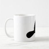 Mug Silhouette de castor (Gauche)