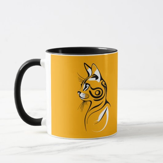 Mug Silhouette de chat (Gauche)