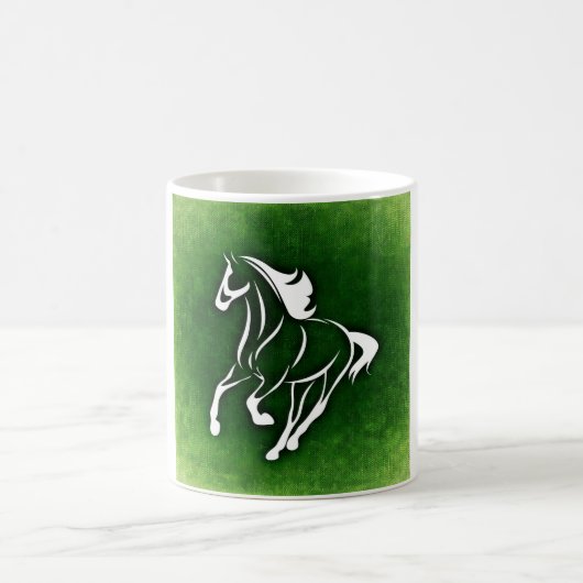 Mug Silhouette de cheval (Centre)