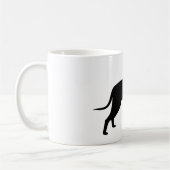 Mug Silhouette de chien (Gauche)