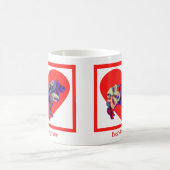 Mug Silhouette de chien Colley Rough pour la Saint-Val (Centre)