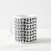 Mug Silhouette de chien de berger (Devant gauche)