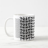 Mug Silhouette de chien de berger (Gauche)