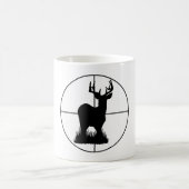 Mug Silhouette de cible de chasse au cerf (Centre)