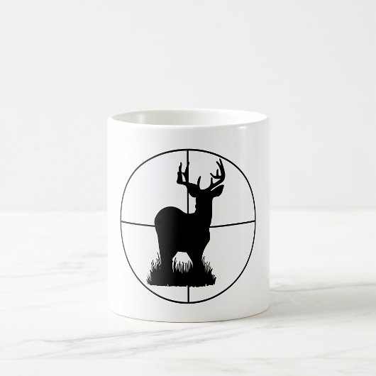 Mug Silhouette de cible de chasse au cerf
