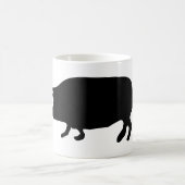 Mug Silhouette de cochon (Centre)