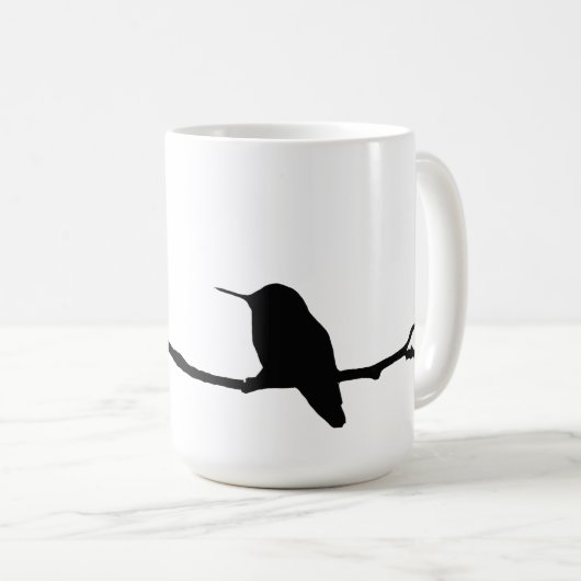 Mug - Silhouette de colibri (Devant droit)