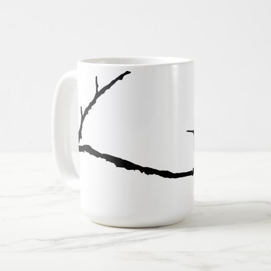 Mug - Silhouette de colibri (Devant gauche)