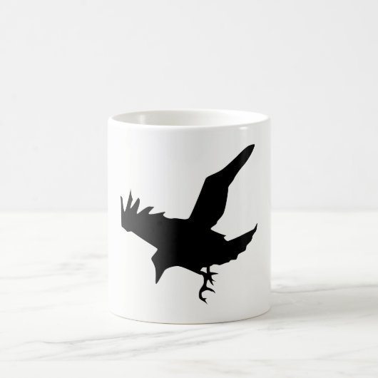 Mug Silhouette de corbeau (Centre)