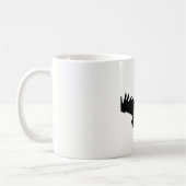Mug Silhouette de corbeau (Gauche)