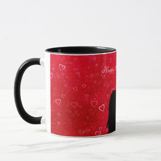 Mug Silhouette de couple (Gauche)