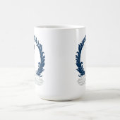 Mug Silhouette de couple de mariés se tenant la main (Centre)