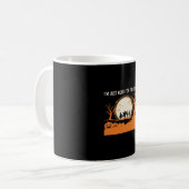 Mug Silhouette de fantôme de Halloween Boo (Devant gauche)