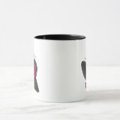 Mug Silhouette de femme classe, chic et confiante (Centre)