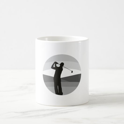 Mug Silhouette de golf (Centre)