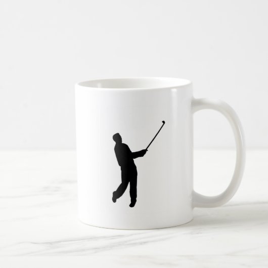 Mug Silhouette de Golfer (Droite)