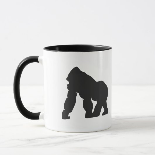 Mug Silhouette de Gorille (Gauche)