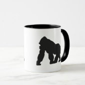 Mug Silhouette de Gorille (Devant droit)