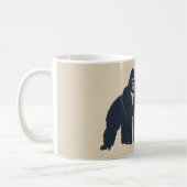 Mug Silhouette de gorille Sauvage (Gauche)