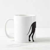 Mug Silhouette de great dane (Gauche)
