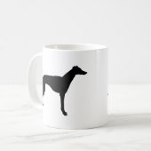 Mug Silhouette de Greyhound (Devant gauche)