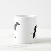 Mug Silhouette de Greyhound (Centre)