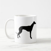 Mug Silhouette de Greyhound (Gauche)