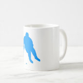 Mug Silhouette de hockey (Devant droit)