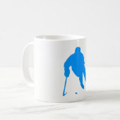 Mug Silhouette de hockey (Devant gauche)
