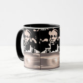 Mug silhouette de joueur célébré  (Devant gauche)