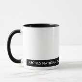 Mug Silhouette de la Delicate Arch (Gauche)