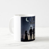 Mug Silhouette de la famille Eid Moubarak (Devant gauche)