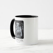 Mug Silhouette de la forêt surnaturelle (Devant gauche)