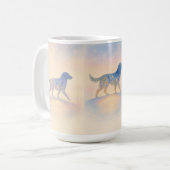 Mug Silhouette de l'animal de compagnie Wildflower Rai (Devant gauche)