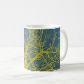 Mug Silhouette de l'arbre d'automne (Devant droit)