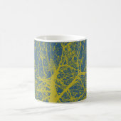 Mug Silhouette de l'arbre d'automne (Centre)