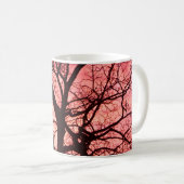 Mug Silhouette de l'Arbre Soudé du soir (Devant droit)
