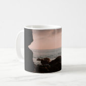 Mug Silhouette de l'homme dans la grotte (Devant gauche)